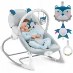 Kūdikio gultukas-sūpuoklė RicoKids 2 viename su vibracija ir žaislų lankeliu, 0&ndash;18 kg