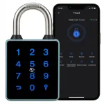 I&scaron;mani kodinė lankinė spyna Spreest T55C su RFID, nuotolinio valdymo pulteliu ir TTLock