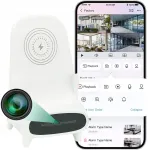 Spreest WCC04 WiFi mini kamera įkroviklyje su Wi-Fi ir Full HD vaizdu