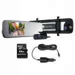 Automobilinis vaizdo registratorius NAVITEL MR450 su GPS, Wi-Fi, dviem kameromis ir 64 GB kortele