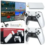 Retro žaidimų konsolė ARSA GO su HDMI, 2 belaidžiais valdikliais ir meniu lenkų kalba