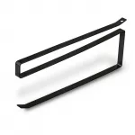 Popierinių rank&scaron;luosčių laikiklis Tadar Loft, metalinis, juodas, 26 &times; 10 cm
