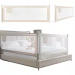 Lovos apsauginis barjeras Primabobo Classic, 3 vnt., 200 &times; 160 cm, smėlio spalvos