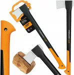 Malkų skaldymo kirvis Fiskars X21, 71 cm, 20&ndash;30 cm rąstams