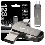 Lexar JumpDrive D400 USB atmintinė 128 GB, LJDD400128G-BNQNG, 60,6 &times; 16,2 &times; 9,7 mm