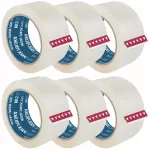 Pakavimo lipni juosta Nistal, skaidri, 48 mm &times; 90 m, 6 vnt.