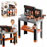 Vaiki&scaron;kas &bdquo;Smoby Black+Decker&ldquo; Bricolo Center įrankių stalas, 57,5 &times; 36 &times; 75 cm