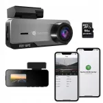 Automobilinė vaizdo kamera NAVITEL R37 GPS su Wi‑Fi, HD įra&scaron;u ir 64 GB atminties kortele
