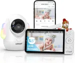 Elektroninė kūdikio stebėjimo kamera ieGeek su Wi-Fi ir LCD ekranu