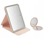 Kosmetinis veidrodis Raven ELU005 su LED ap&scaron;vietimu, 3&times; didinimu, 13,6 &times; 20,2 &times; 1,6 cm