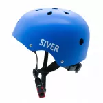 Dviratininkų ir paspirtukininkų &scaron;almas Siver City KASK SIVER HT-38, 50&ndash;54 cm, mėlynas