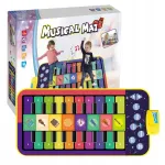 Interaktyvus muzikinis &scaron;okių kilimėlis vaikams click4TOYS, 144 &times; 70 cm, 10 garsų ir 8 instrumentai