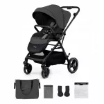 Kinderkraft YOXI moonlight grey sportinis vežimėlis vaikams iki 22 kg