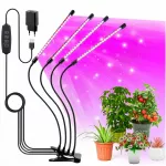 LED augalų auginimo lempa EVI su USB, 13 &times; 8 &times; 6 cm