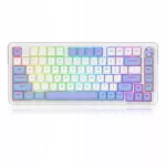 Mechaninė 82 klavi&scaron;ų klaviatūra Redragon Ucal Max K673WBP RGB Hot Swap Manbo su Bluetooth ir USB jungtimi