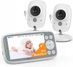 Elektroninė auklė Boifun su kamera, LCD ekranu, naktiniu matymu ir VOX funkcija