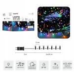 LED kalėdinės girliandos Chomik, 500 lempučių, įvairiaspalvės, 28 m, IP44