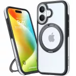 TORRAS Ostand R Fusion dėklas iPhone 16 su MagSafe ir 360&deg; sukamu žiedu