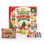 Christmas Dumpling Advento kalendorius su 24 squishy žaisliukais,
