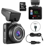 Automobilinis vaizdo registratorius NAVITEL R600 GPS su 64 GB atminties kortele, Full HD ir 170&deg; kampu
