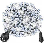 LED girlianda AH0200, 200 LED, 16 m, &scaron;altai balta &scaron;viesa, su mirksėjimo efektu