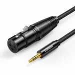 Ugreen AV182 garso kabelis, XLR&ndash;3,5 mm, 2 m