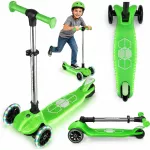 Triratis balansinis paspirtukas vaikams RicoKids su LED ap&scaron;vietimu, 3&ndash;71,5 cm