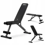 Reguliuojamas treniruočių suoliukas Zipro Stride, 8 atlo&scaron;o padėtys, iki 110 kg, 115,5 &times; 42,5 &times; 111 cm
