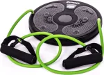 Zipro sukimo treniruoklis su elastinėmis virvėmis ir pėdų masažo i&scaron;kilimais, 28 cm, iki 150 kg
