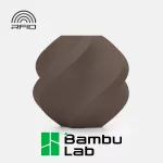 Bambu Lab PLA Matte 3D spausdintuvo gija, 1,75 mm, 1 kg, tamsiai ruda