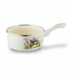 Emaliuotas plieninis puodelis Tadar Garden, 14 &times; 7 cm, 0,8 l