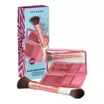 SEPHORA COLLECTION Blush Blush Glow Set - skaistalų ir &scaron;vytėjimo paletė su dvipusiu &scaron;epetėliu