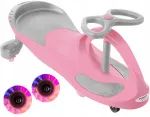 Vaiki&scaron;ka važiuoklė Funfit Kids su LED &scaron;viečiančiais guminiais ratais, iki 130 kg