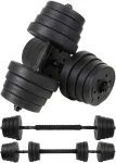Reguliuojamų hantelių rinkinys Funfit 2 &times; 15 kg su &scaron;tangos funkcija, i&scaron; viso 30 kg