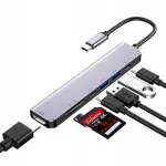 Spreest USB-C &scaron;akotuvas 7 viename su HDMI, USB ir Wi-Fi apsauga