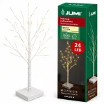 Dekoratyvinis LED beržas, 60 cm, 10 &times; 10 cm