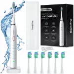 DentiPro garsinis dantų &scaron;epetėlis &ndash; 96 000 judesių/min., 5 režimai, 6 galvutės ir dėklas