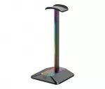 Ausinių stovas Mozos D12 su RGB LED ap&scaron;vietimu ir USB jungtimis