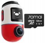 Automobilinis vaizdo registratorius 70mai X800 4K su GPS, Wi-Fi ir 128 GB atminties kortele