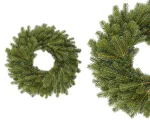 Dirbtinis kalėdinis eglės vainikas Erbis PE Lux Premium, 50 cm, 90 &scaron;akelių