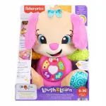 Interaktyvus mink&scaron;tas mokomasis žaislas Fisher-Price &bdquo;Sesutė &scaron;uniukė&ldquo; nuo 6 mėn.