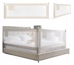 Primabobo CLASSIC lovos apsauginis barjeras, 3 vnt., 200 cm, smėlio spalvos