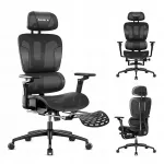 Ergonomi&scaron;ka pasukama biuro ir žaidimų kėdė Huzaro su atrama kojoms ir 5D porankiais