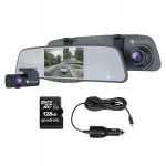 Vaizdo registratorius NAVITEL MR255 su galine kamera, Full HD ir 128 GB atminties kortele
