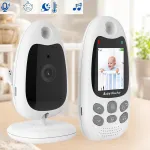 Elektroninė kūdikio auklė Boifun su kamera, 2 colių LCD ekranu ir naktiniu režimu