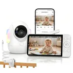 Elektroninė kūdikio auklė ieGeek su 4 MP HD kamera ir 5,5 colio LCD ekranu