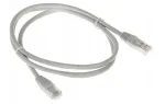 Conotech Ethernet LAN kabelis RJ45, Cat5e, U/UTP, 1 m, pilkas
