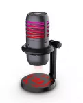 Mikrofonas Redragon GM211 NEBULA su kardioidine charakteristika ir RGB ap&scaron;vietimu