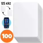 100 vnt. RFID prieigos kortelių Spreest EM-23 RFID 125 kHz, 85 &times; 54 &times; 0,86 mm