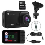 Automobilinis vaizdo registratorius NAVITEL R385 GPS, QHD, 140&deg;, su 128 GB atminties kortele